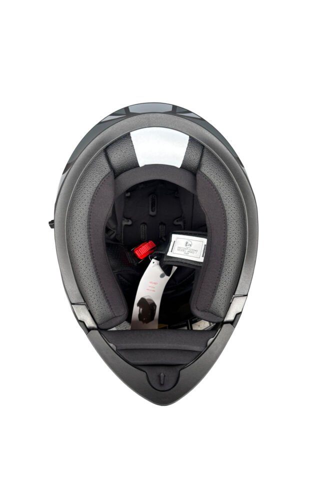 - 902 Güneş Vizörlü Çene Açılır Kask H1 GREY (Smoke Vizörlü) Gri - M