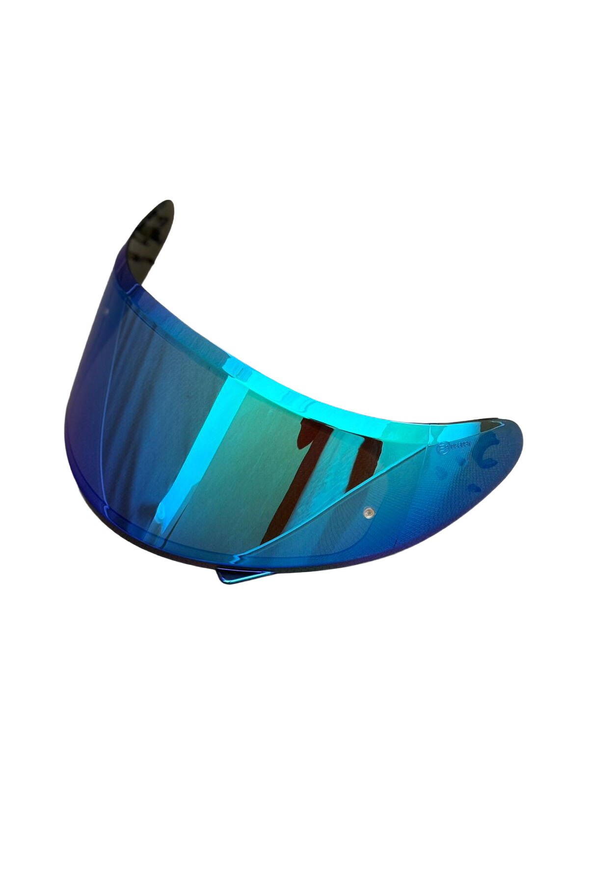 SCHARF mt Helmets V12 Uyumlu DarkBlue Vizör (Stınger 1/thunder 3 Sv) Mavi - Tek Ebat