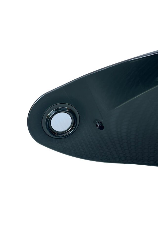 SCHARF Axxis V18C Uyumlu Silver Vizör – UV Korumalı, Dayanıklı Kask Camı Gümüş - Tek Ebat
