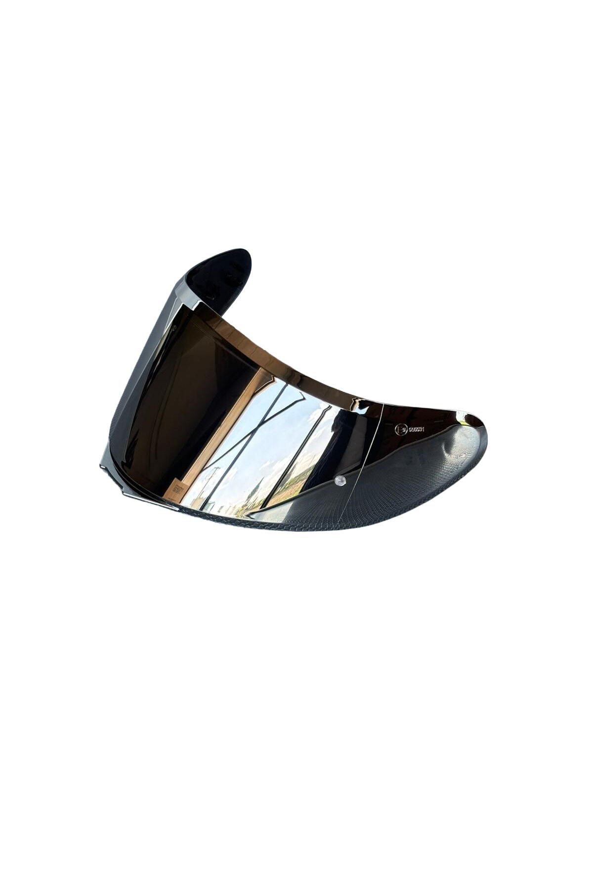 SCHARF MT V12B Uyumlu Silver Vizör – Stinger / Thunder 3 SV Uyumlu Kask Camı (Önden Açılan Model Uyumlu) Gümüş - Tek Ebat