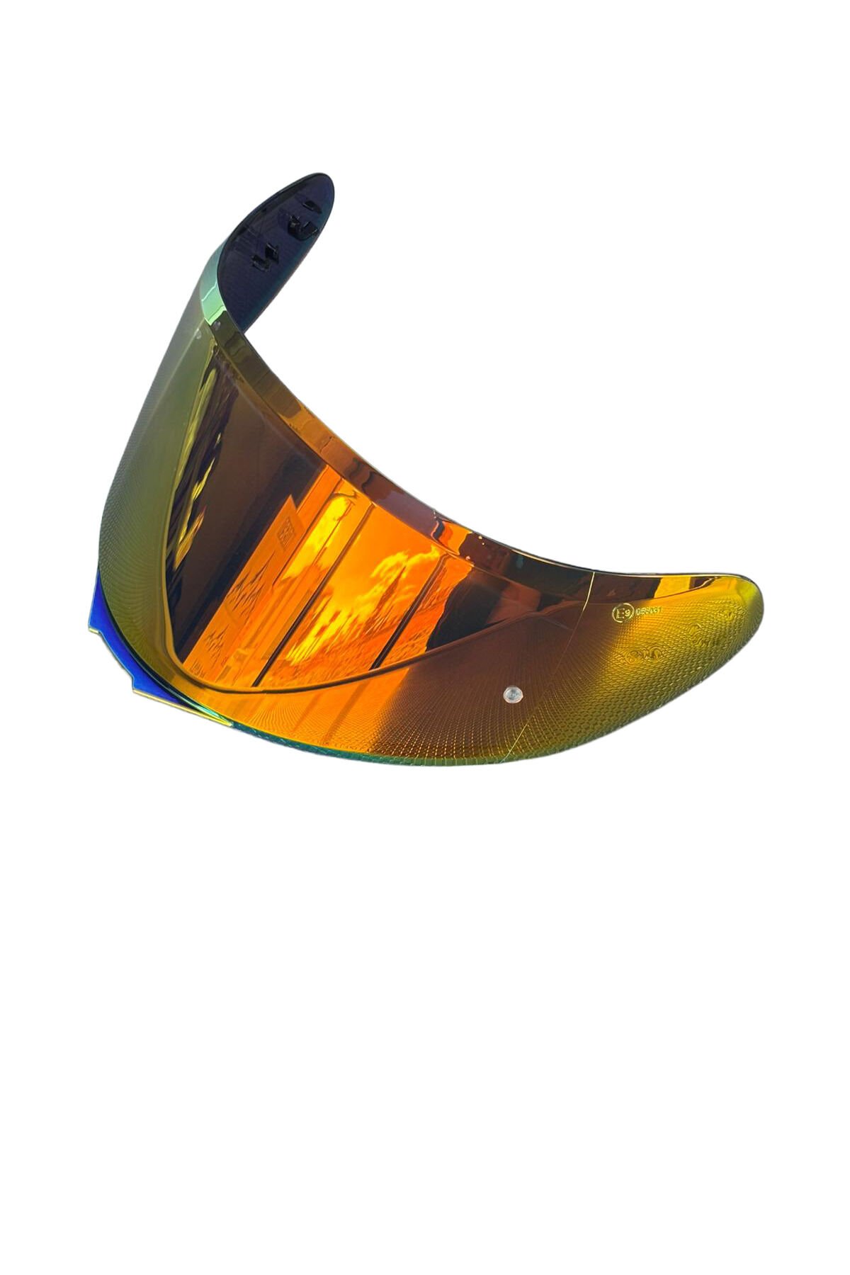 SCHARF MT V12B Uyumlu DarkRed Vizör – Stinger / Thunder 3 SV Uyumlu Kask Camı (Önden Açılan Model Uyumlu) Kırmızı - Tek Ebat
