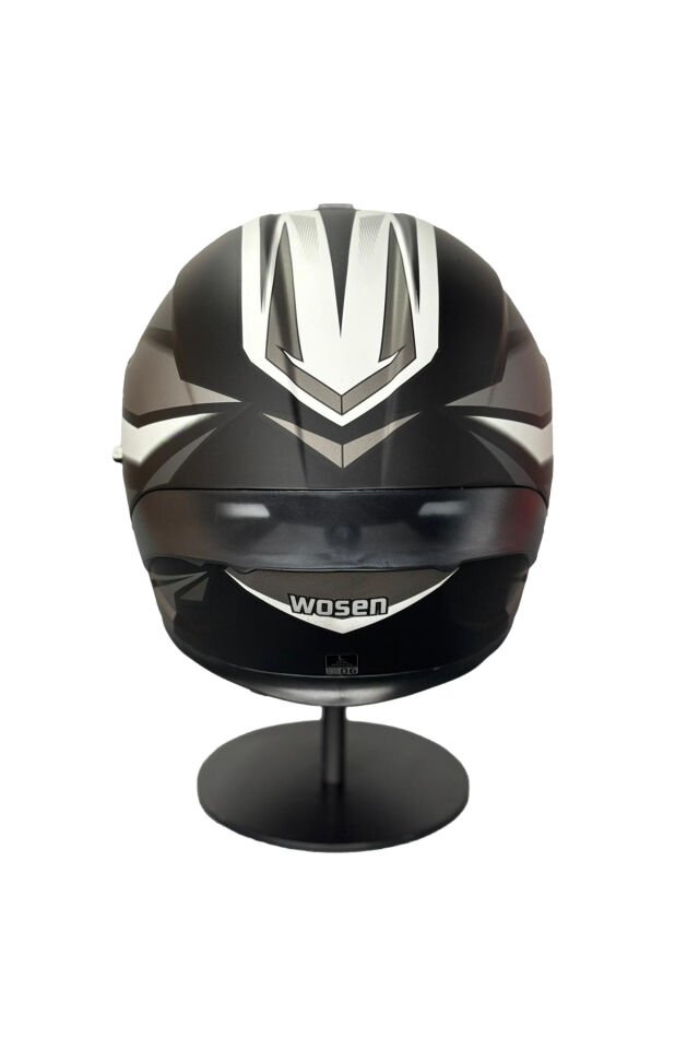 SCHARF Ws-602 Güneş Gözlüklü Full Face Kask (Şeffaf Vizörlü) MATT BLACK K4 (602) SİYAH - XL
