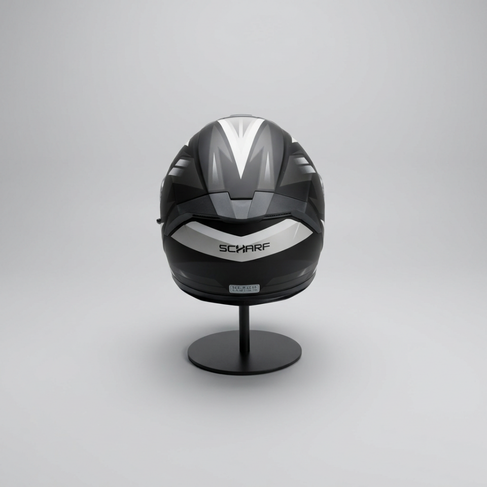 528 Şeffaf Vizörlü Yarım Motosiklet Kaskı - Güneş Camlı Açık Kask (S1 SILVER)
