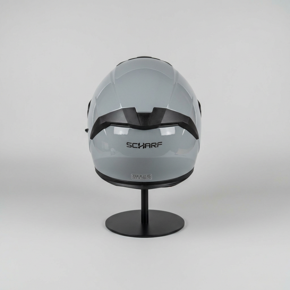 528 Siyah Vizörlü Yarım Motosiklet Kaskı - Güneş Camlı Açık Kask (Nardo Gri)