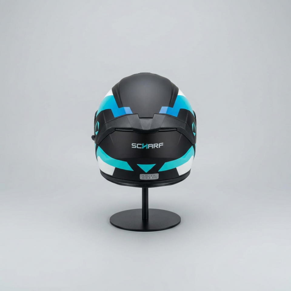 528 Siyah Vizörlü Yarım Motosiklet Kaskı - Güneş Camlı Açık Kask (T1 SILVER)