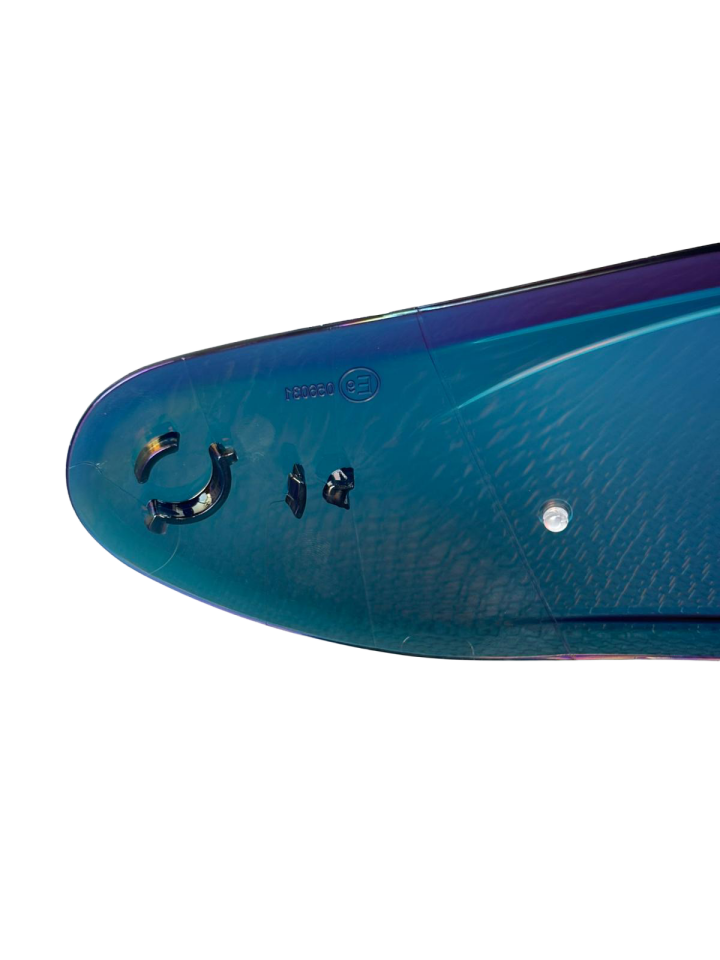 SCHARF MT V12B Uyumlu DarkRed Vizör – Stinger / Thunder 3 SV Uyumlu Kask Camı (Önden Açılan Model Uyumlu)