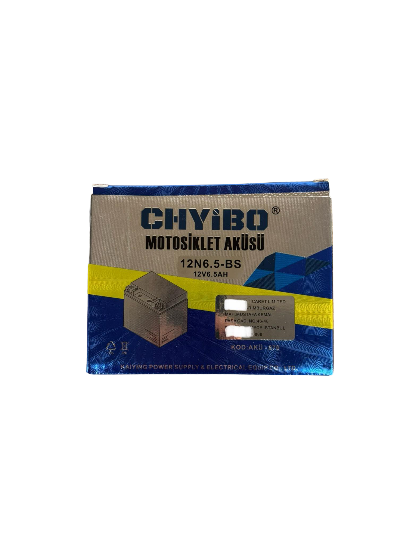 SCHARF 12N6.5-BS 12V 6.5Ah Motosiklet Aküsü – Bakımsız, Yüksek Marş Gücü
