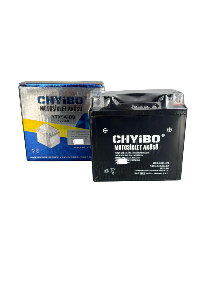 SCHARF YTX5A-BS 12V 5Ah Bakımsız Motosiklet Aküsü – Sızdırmaz AGM