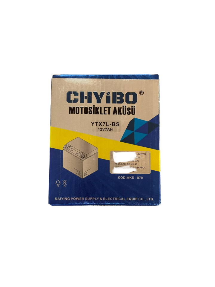 SCHARF 7TX7L-BS 12V 7Ah Motosiklet Aküsü – Bakımsız AGM – Yüksek Marş Gücü