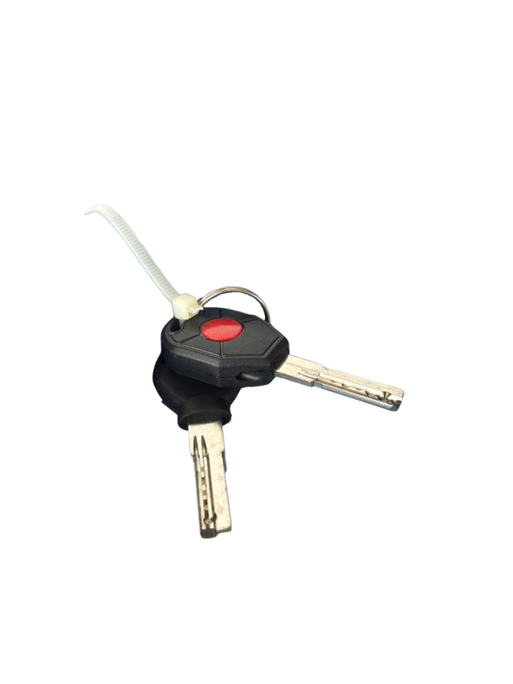 SCHARF Motosiklet Kilidi 2000mm x 25mm Çelik Halat – Mavi Güvenlik Kilidi
