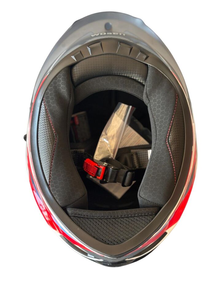 SCHARF Ws-602 Güneş Gözlüklü Full Face Kask (Şeffaf Vizörlü) WHITE K6 (602)