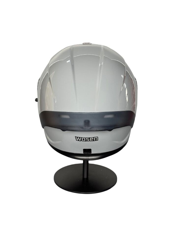 SCHARF Ws-602 Güneş Gözlüklü Full Face Kask (Şeffaf Vizörlü) Cement Grey (602)