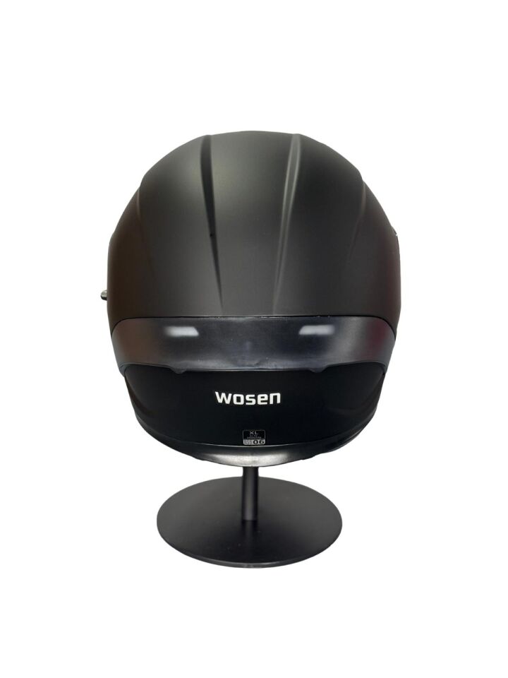 SCHARF Ws-602 Güneş Gözlüklü Full Face Kask (Şeffaf Vizörlü) MATT BLACK (602)