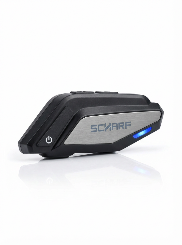 SCHARF L8 1. Nesil Bluetooth Motosiklet Intercom - Kristal Net Ses, 30 Saat Pil Ömrü!