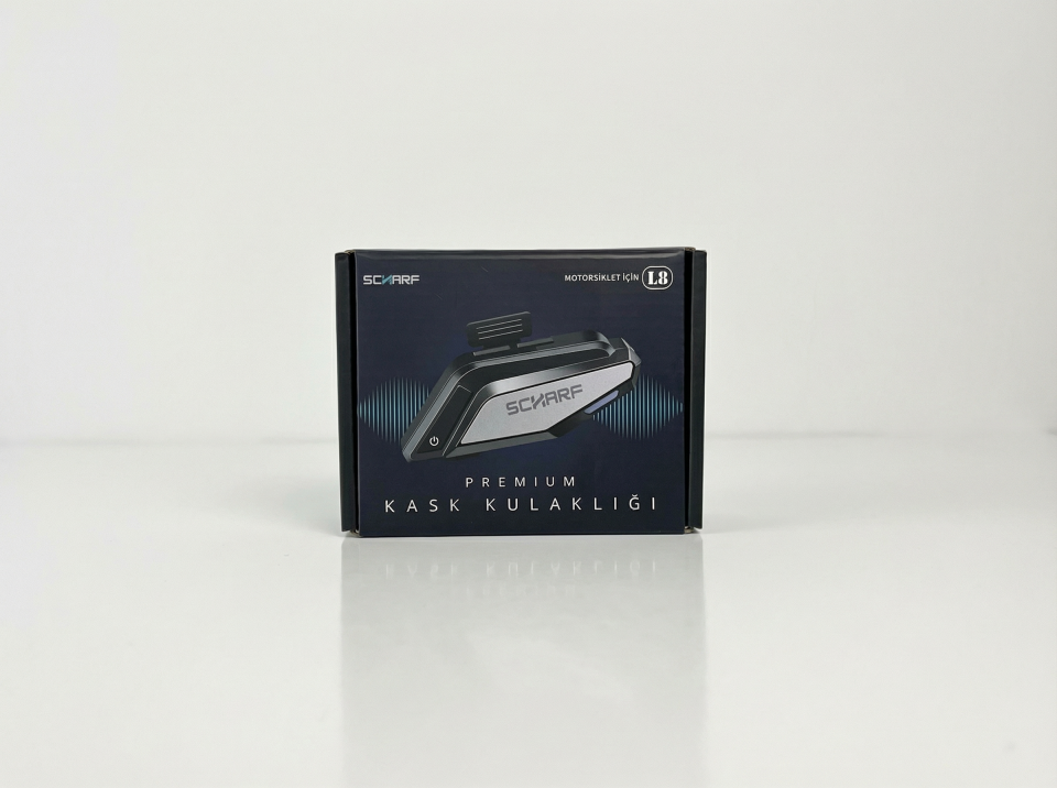 SCHARF L8 1. Nesil Bluetooth Motosiklet Intercom - Kristal Net Ses, 30 Saat Pil Ömrü!