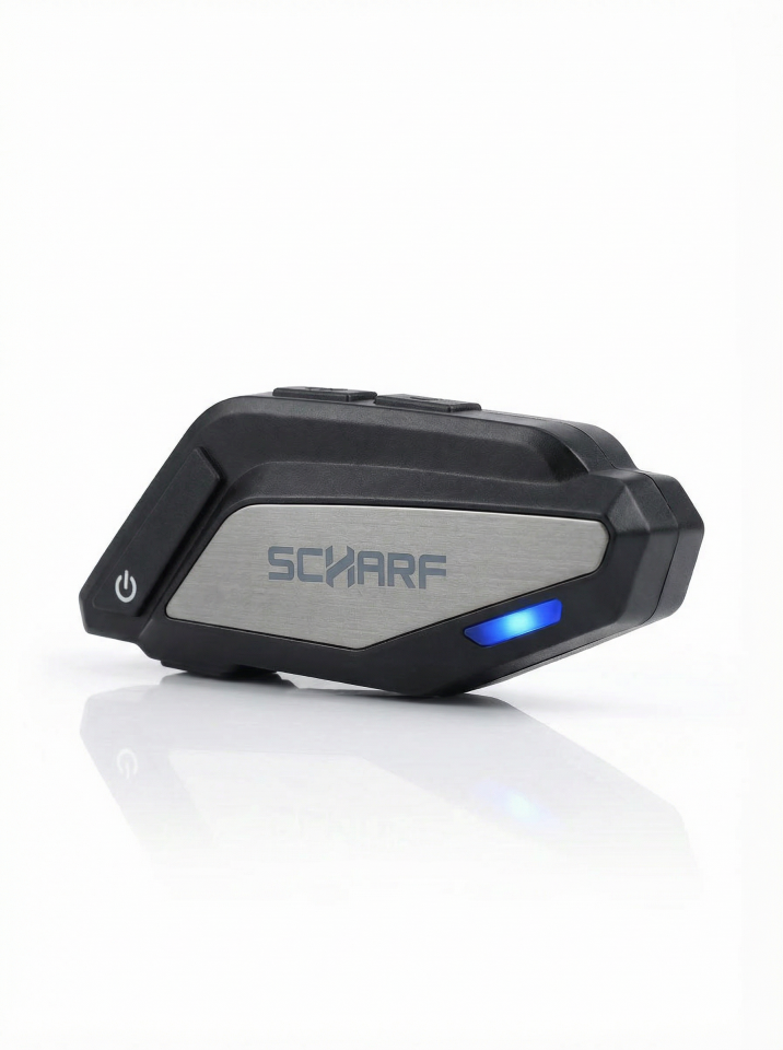 SCHARF L8 1. Nesil Bluetooth Motosiklet Intercom - Kristal Net Ses, 30 Saat Pil Ömrü!